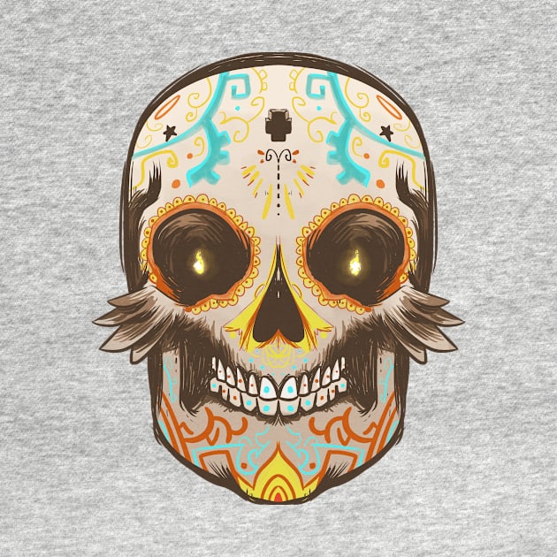 Day of the Dead Sugar Skull by exeivier